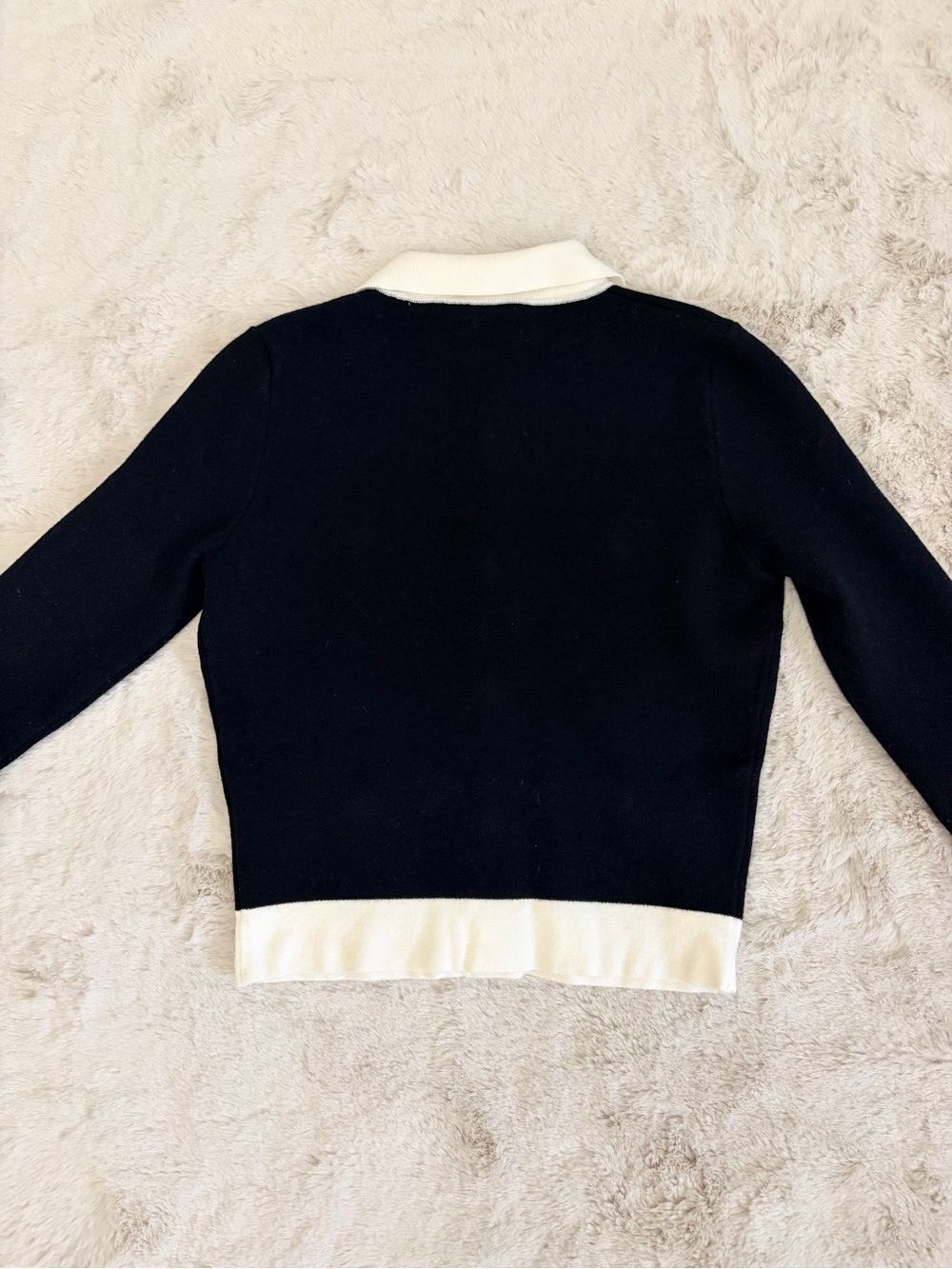 Hello Kitty x Forever 21 XO Kitty Black White Gold Button Cardigan Size S - Picture 6 of 9